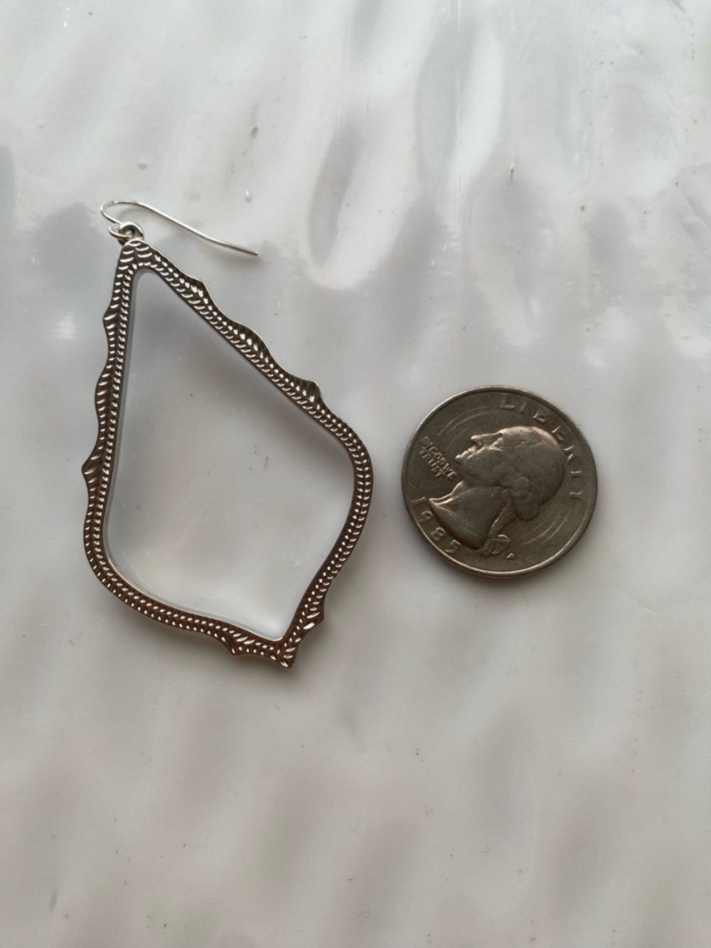 Kendra Scott SINGLE silver Sophie drop earring - Picture 4 of 5